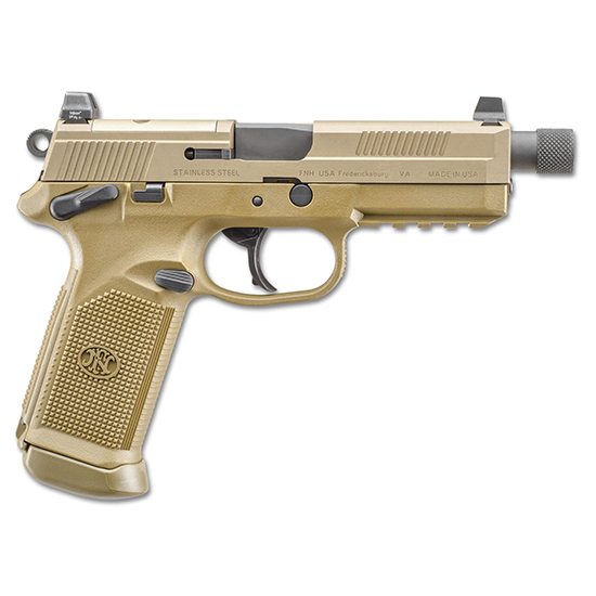 FN FNX-45 TACTICAL FDE 45ACP MS NS (2) 10RD - Pistols